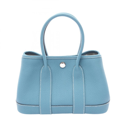 ネオガーデン23 ニューブルージーン ハンドバッグ ネゴンダ ライトブルー シルバー金具 G刻印 エルメス バッグ HERMES