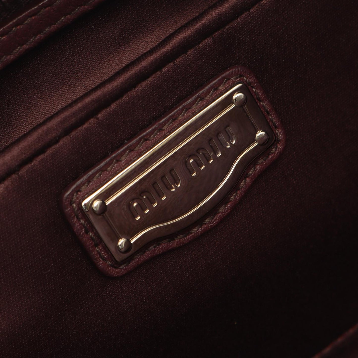 VITTELO PHENIX 2WAY ショルダーバッグ トートバッグ レザー ボルドー ミュウミュウ バッグ miu miu