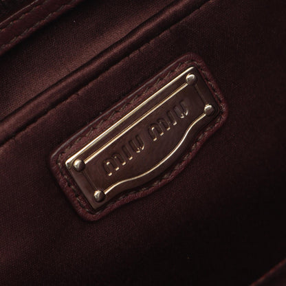 VITTELO PHENIX 2WAY ショルダーバッグ トートバッグ レザー ボルドー ミュウミュウ バッグ miu miu