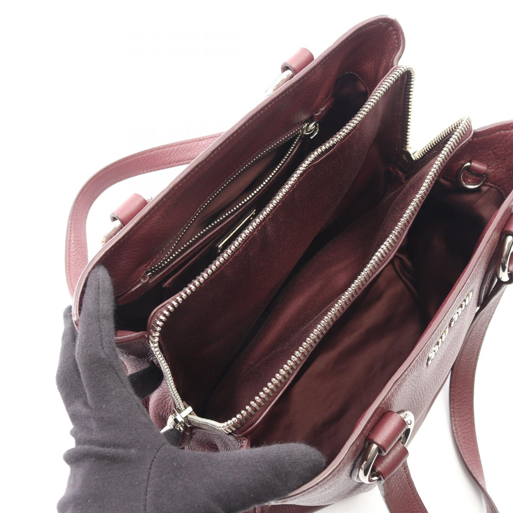 VITTELO PHENIX 2WAY ショルダーバッグ トートバッグ レザー ボルドー ミュウミュウ バッグ miu miu