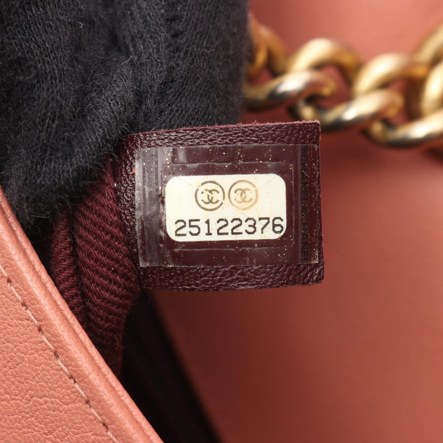マトラッセ チェーンショルダーバッグ レザー ピンク ゴールド金具 シャネル バッグ CHANEL