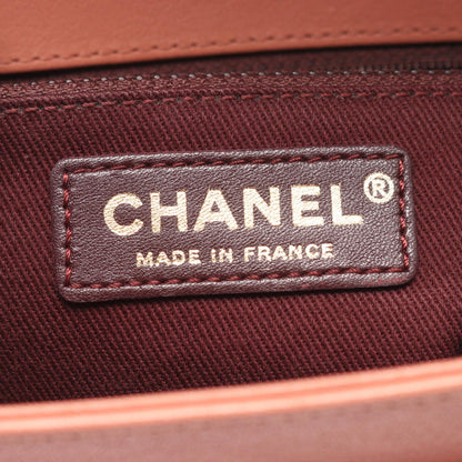 マトラッセ チェーンショルダーバッグ レザー ピンク ゴールド金具 シャネル バッグ CHANEL