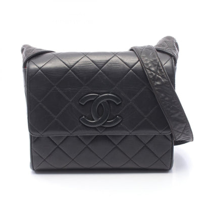 マトラッセ ショルダーバッグ ショルダーバッグ ラムスキン ブラック ゴールド金具 シャネル バッグ CHANEL