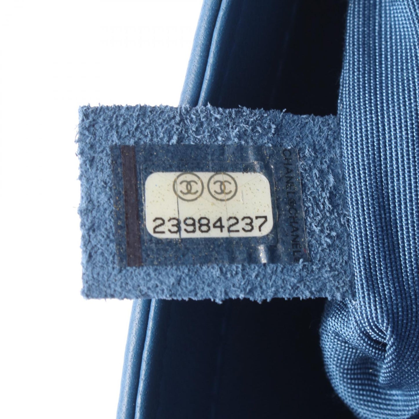 マトラッセ トップハンドル 2WAY チェーンショルダーバッグ ラムスキン ブルー ゴールド金具 シャネル バッグ CHANEL
