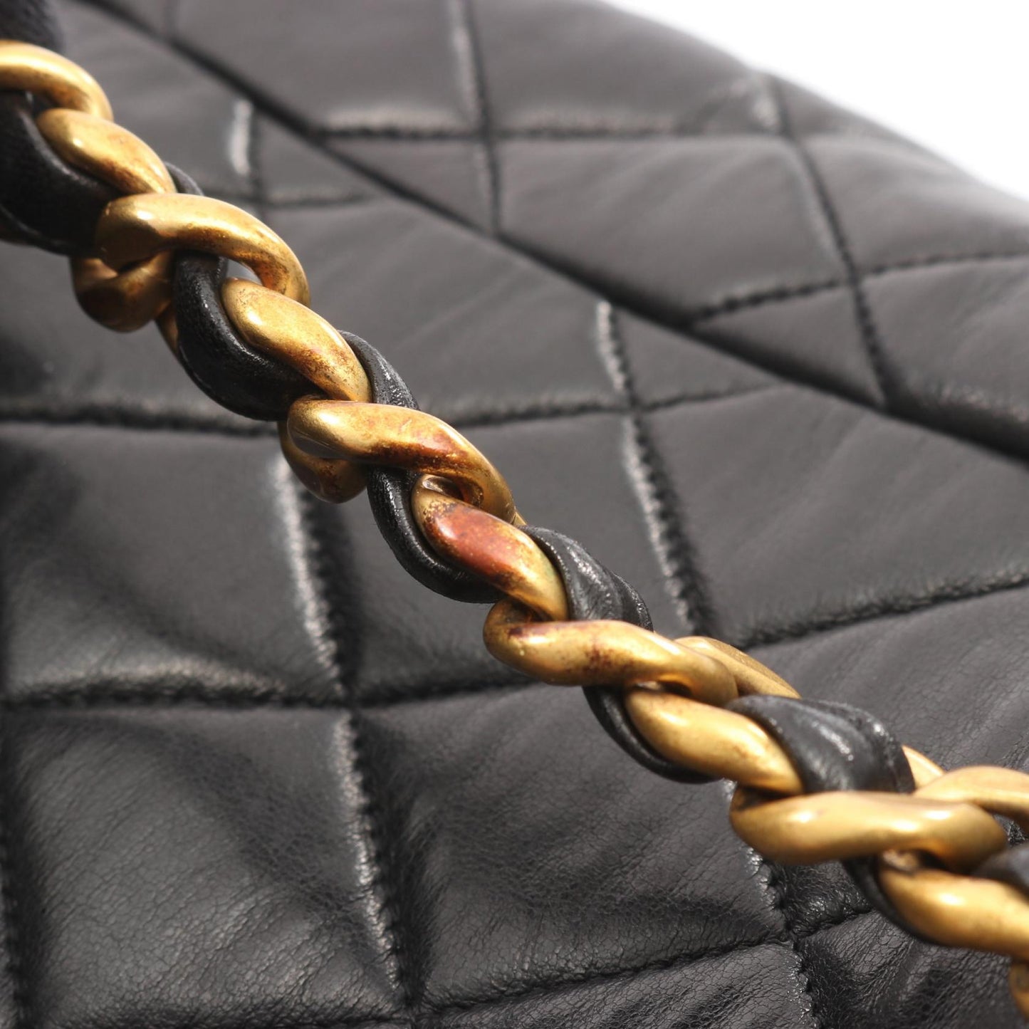 マトラッセ バックパック リュックサック ラムスキン ブラック ゴールド金具 シャネル バッグ CHANEL