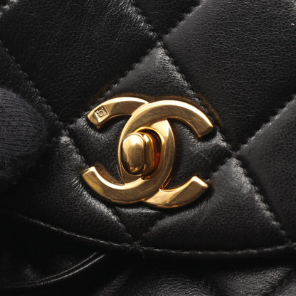マトラッセ バックパック リュックサック ラムスキン ブラック ゴールド金具 シャネル バッグ CHANEL
