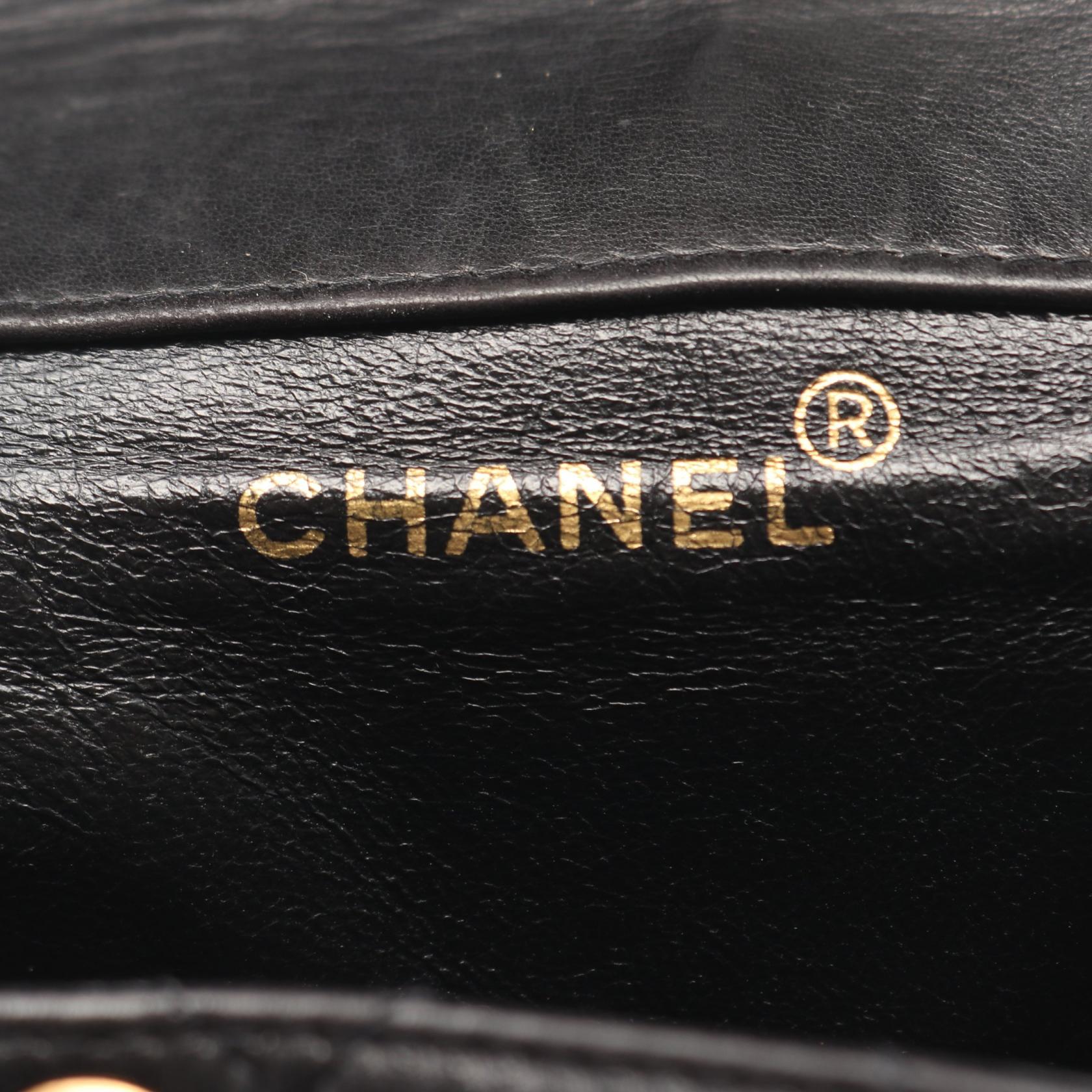 マトラッセ バックパック リュックサック ラムスキン ブラック ゴールド金具 シャネル バッグ CHANEL