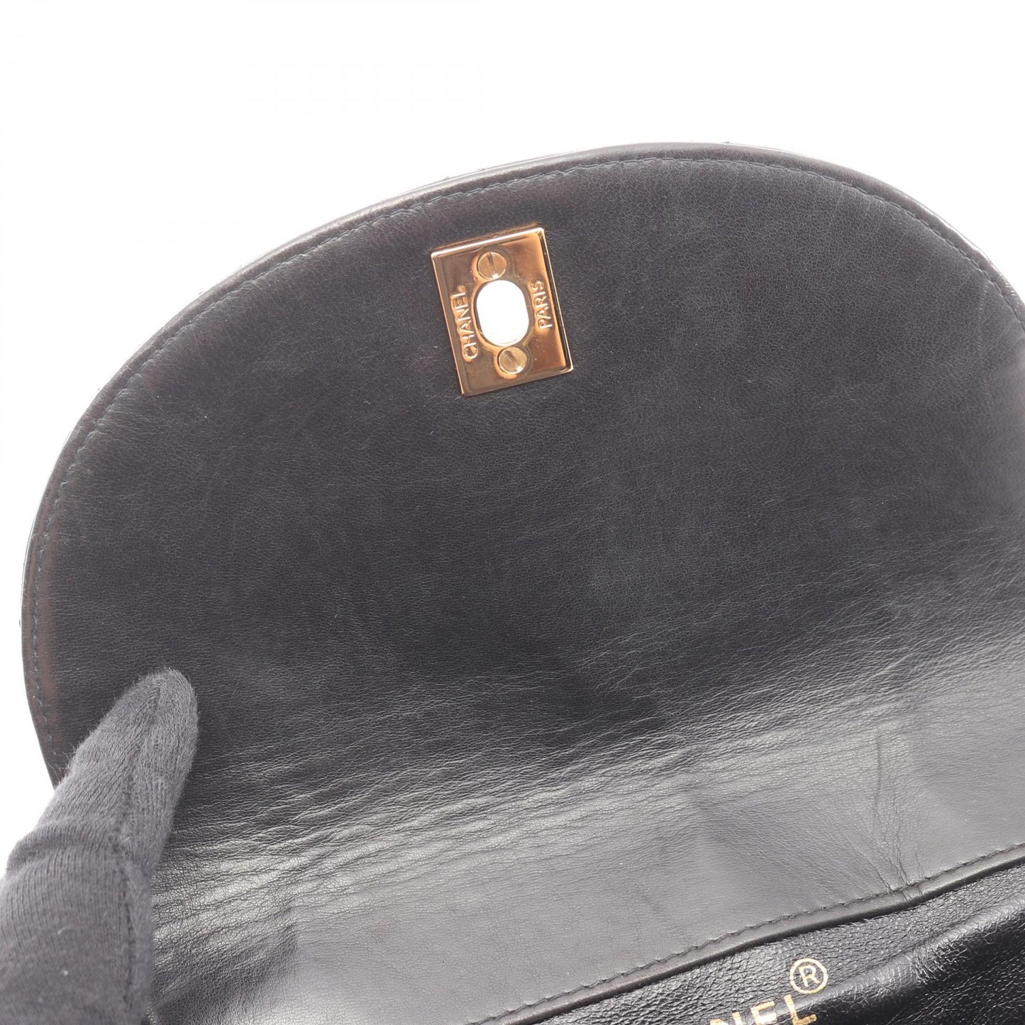 マトラッセ バックパック リュックサック ラムスキン ブラック ゴールド金具 シャネル バッグ CHANEL