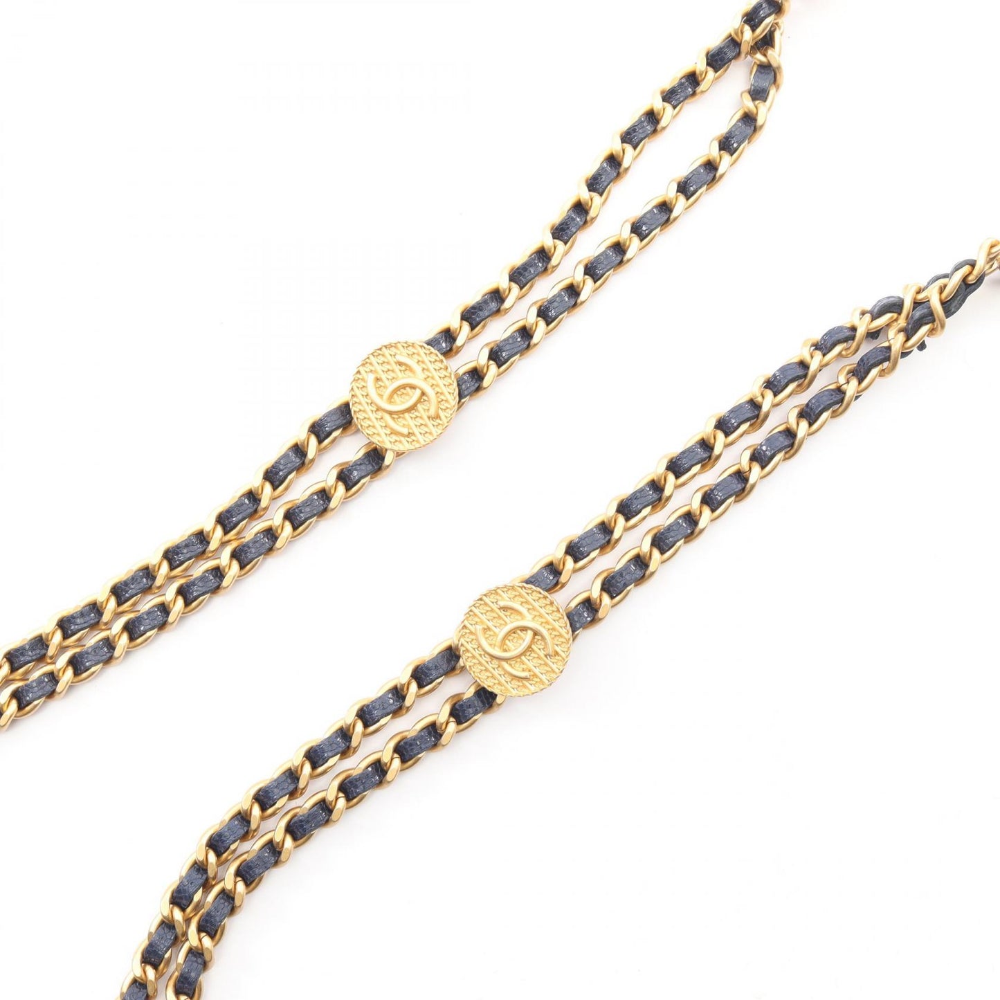 マトラッセ チェーンウォレット キャビアスキン ネイビー ゴールド金具 シャネル バッグ CHANEL