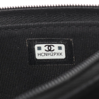 マトラッセ チェーンウォレット チェーンウォレット キャビアスキン ブラック ゴールド金具 シャネル バッグ CHANEL