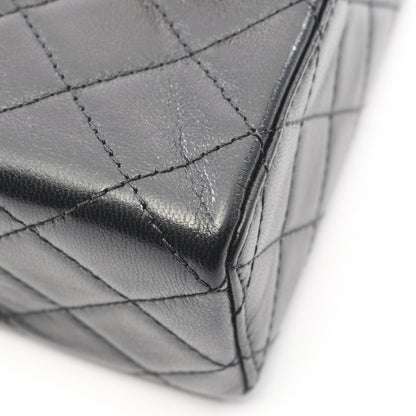 マトラッセ チェーンショルダーバッグ レザー ブラック ゴールド金具 シャネル バッグ CHANEL