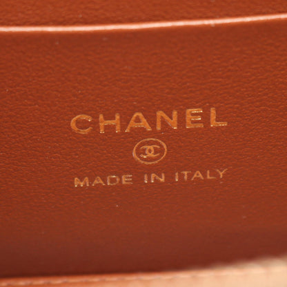 マトラッセ バニティ チェーンショルダーバッグ キャビアスキン ブラウン ゴールド金具 シャネル バッグ CHANEL
