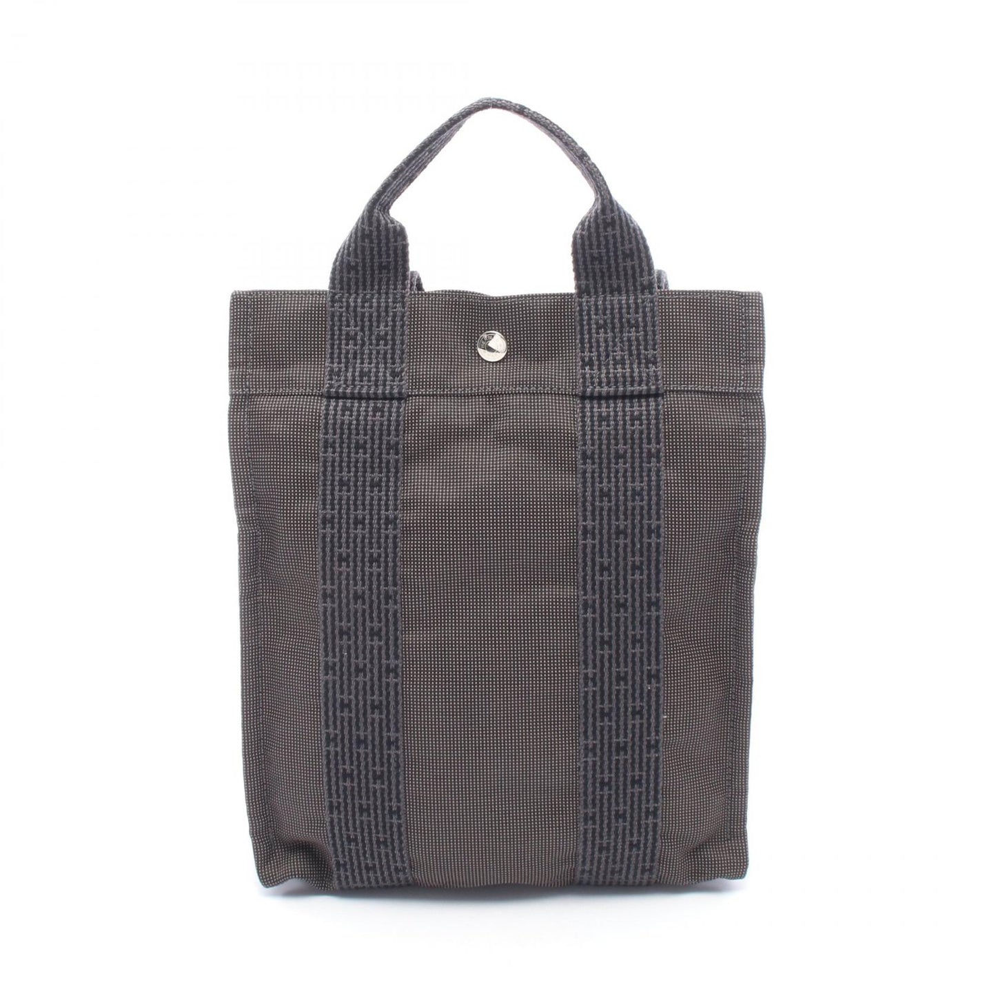 エールライン アドPM バックパック リュックサック キャンバス グレー シルバー金具 エルメス バッグ HERMES