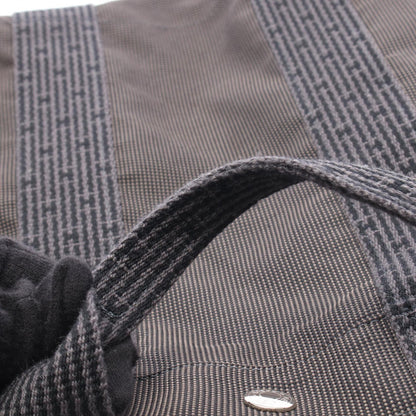 エールライン アドPM バックパック リュックサック キャンバス グレー シルバー金具 エルメス バッグ HERMES