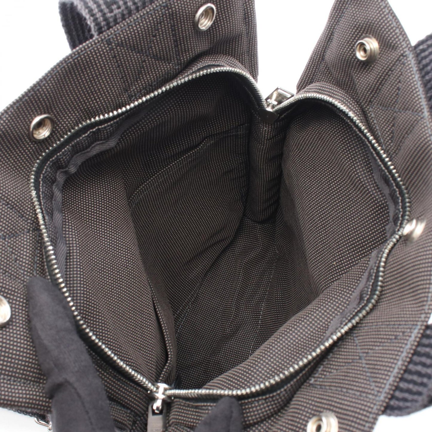 エールライン アドPM バックパック リュックサック キャンバス グレー シルバー金具 エルメス バッグ HERMES