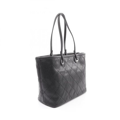 オンザロード ワイルドステッチ ショルダーバッグ トートバッグ キャビアスキン ブラック シルバー金具 シャネル バッグ CHANEL
