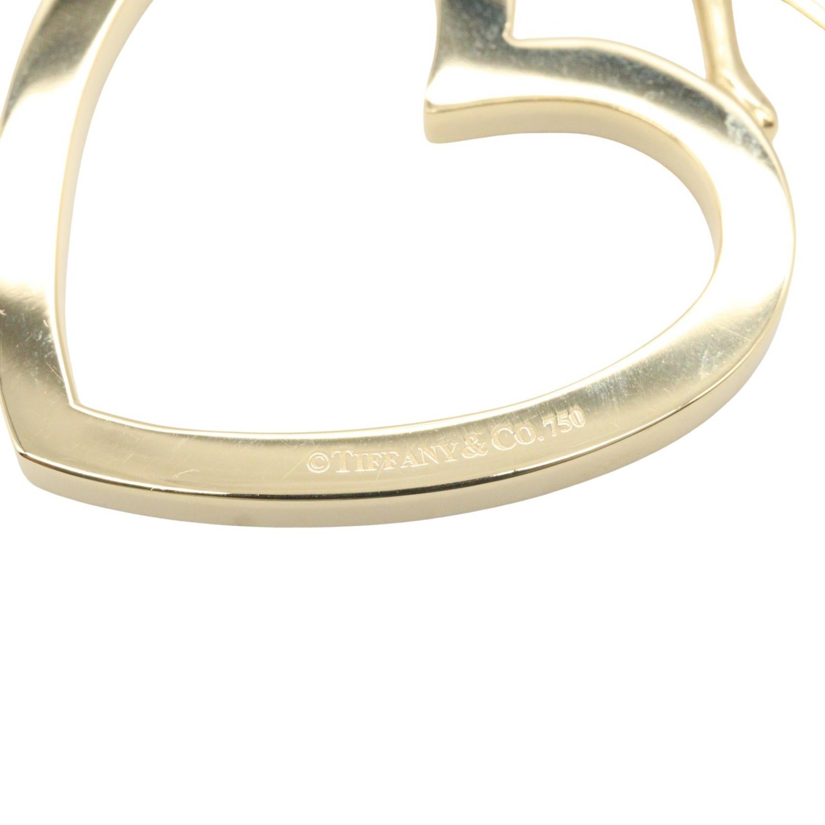 オープンハート ネックレス ネックレス K18YG イエローゴールド ティファニー アクセサリー TIFFANY & Co.