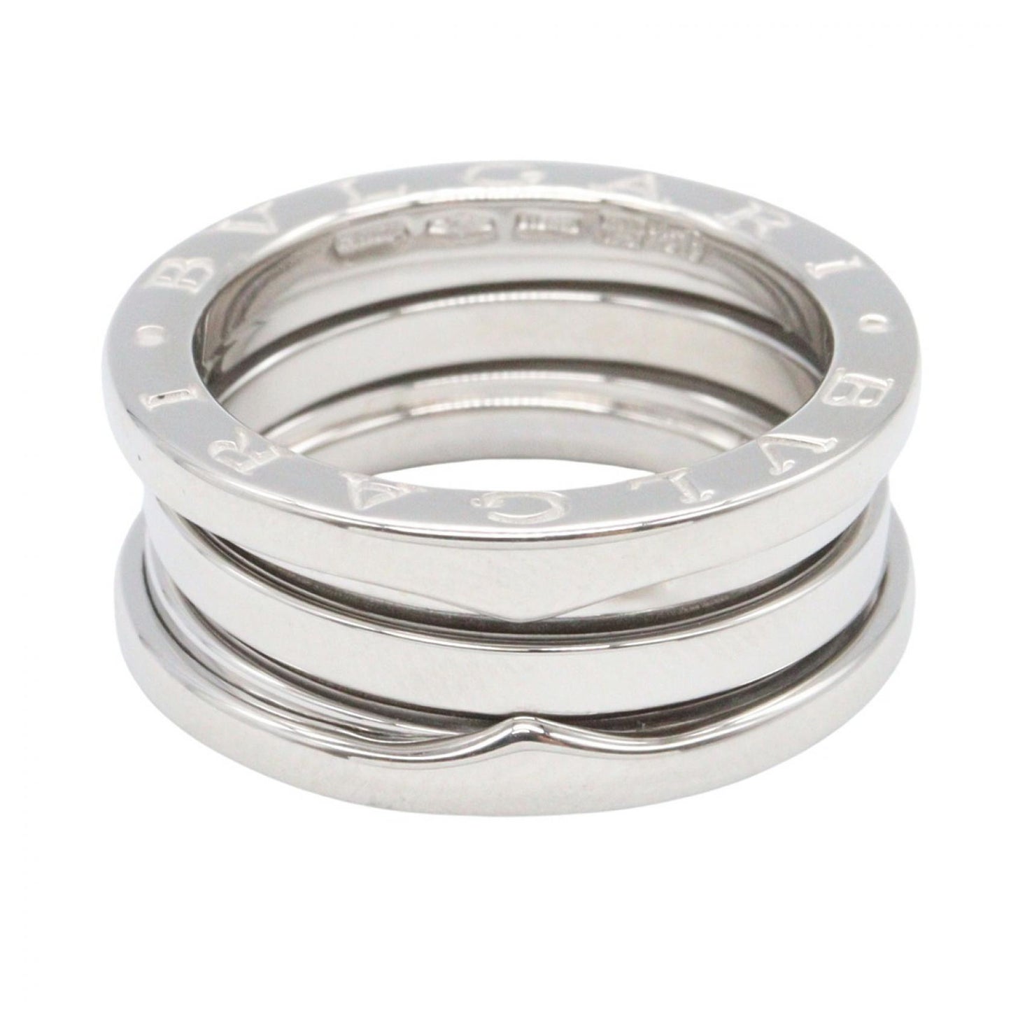 B-zero1 ビーゼロワン リング 3バンド リング 指輪 K18WG ホワイトゴールド ブルガリ アクセサリー BVLGARI