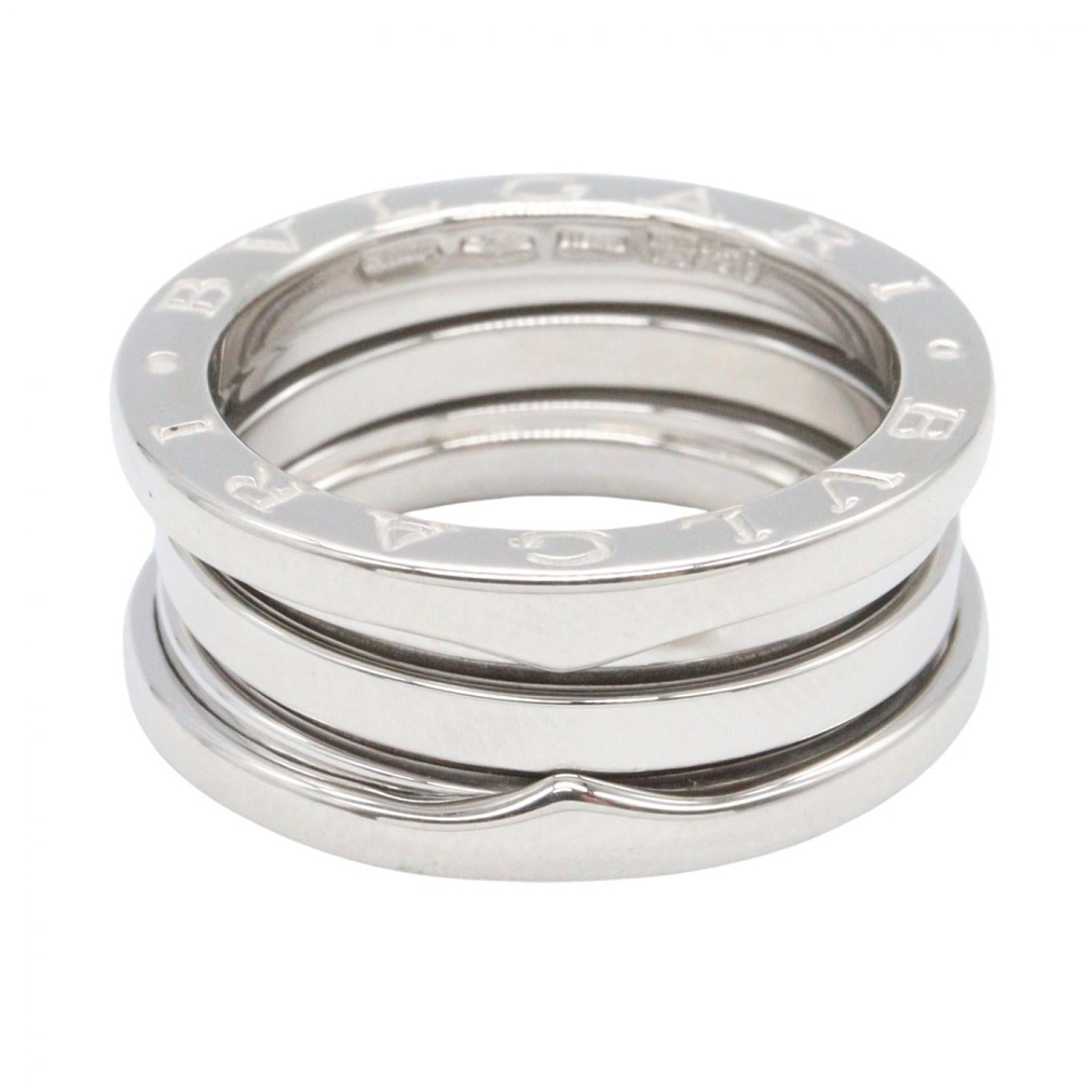 B-zero1 ビーゼロワン リング 3バンド リング 指輪 K18WG ホワイトゴールド ブルガリ アクセサリー BVLGARI