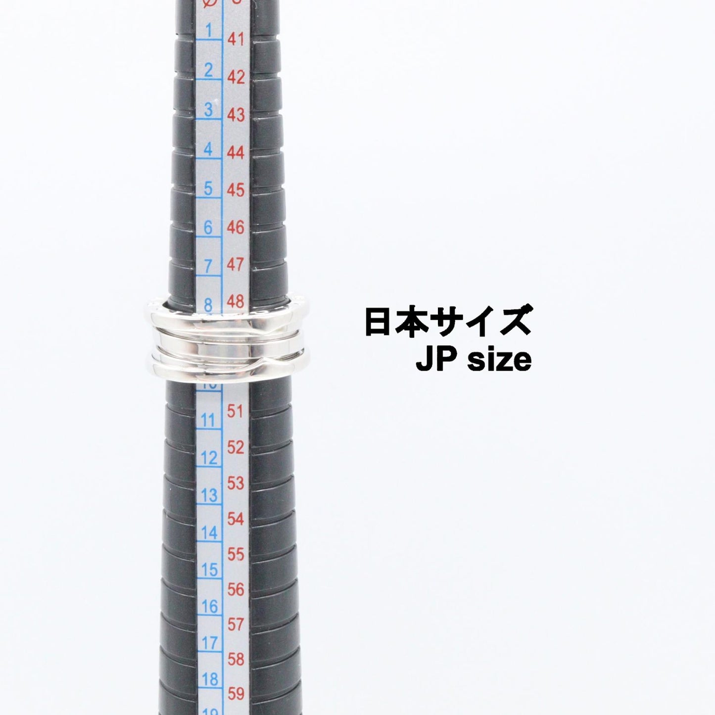 B-zero1 ビーゼロワン リング 3バンド リング 指輪 K18WG ホワイトゴールド ブルガリ アクセサリー BVLGARI