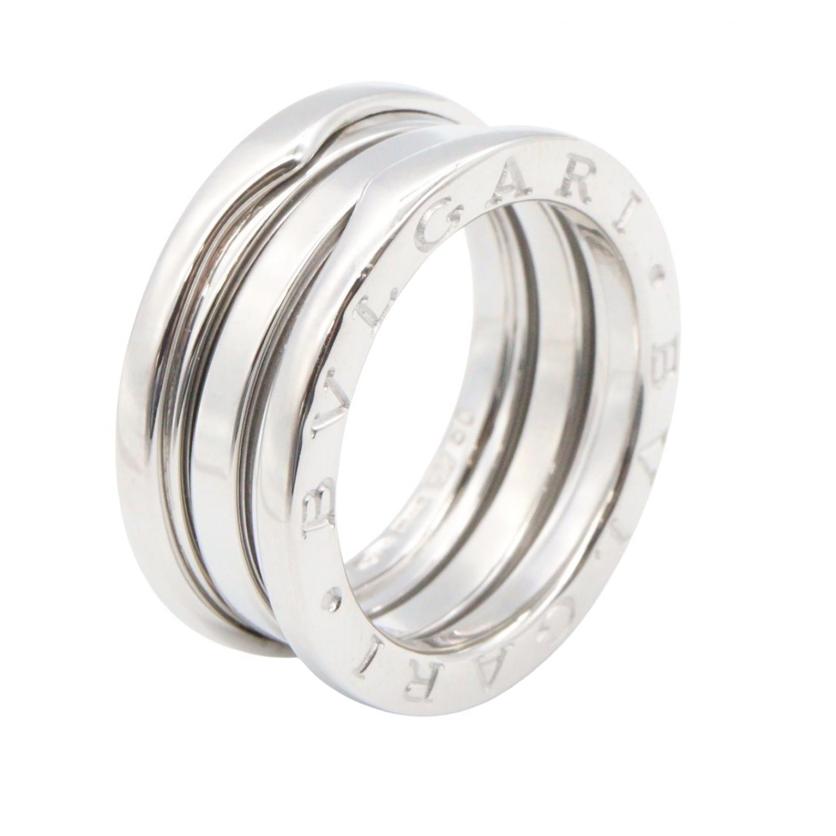 B-zero1 ビーゼロワン リング 3バンド リング 指輪 K18WG ホワイトゴールド ブルガリ アクセサリー BVLGARI