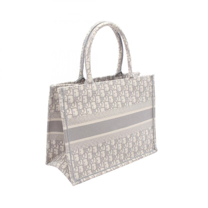 BOOK TOTE ブックトート ミディアム オブリーク ハンドバッグ トートバッグ キャンバス グレー クリスチャンディオール バッグ Christian Dior
