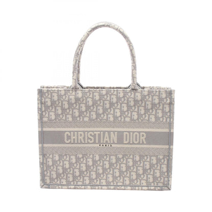 BOOK TOTE ブックトート ミディアム オブリーク ハンドバッグ トートバッグ キャンバス グレー クリスチャンディオール バッグ Christian Dior