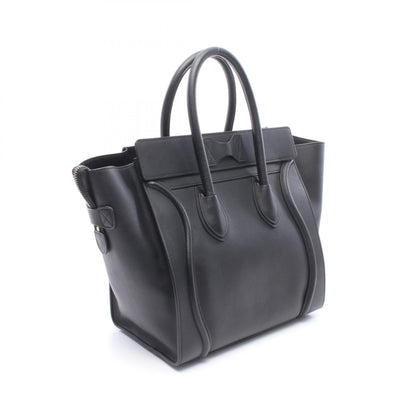 ラゲージ ミニショッパー ハンドバッグ レザー ブラック セリーヌ バッグ CELINE