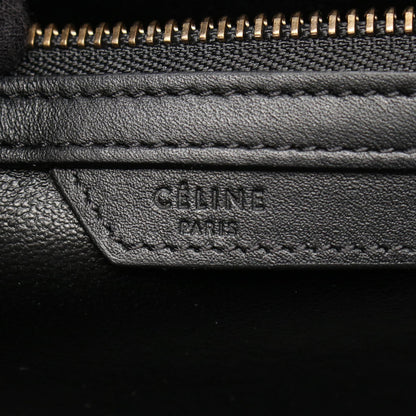 ラゲージ ミニショッパー ハンドバッグ レザー ブラック セリーヌ バッグ CELINE
