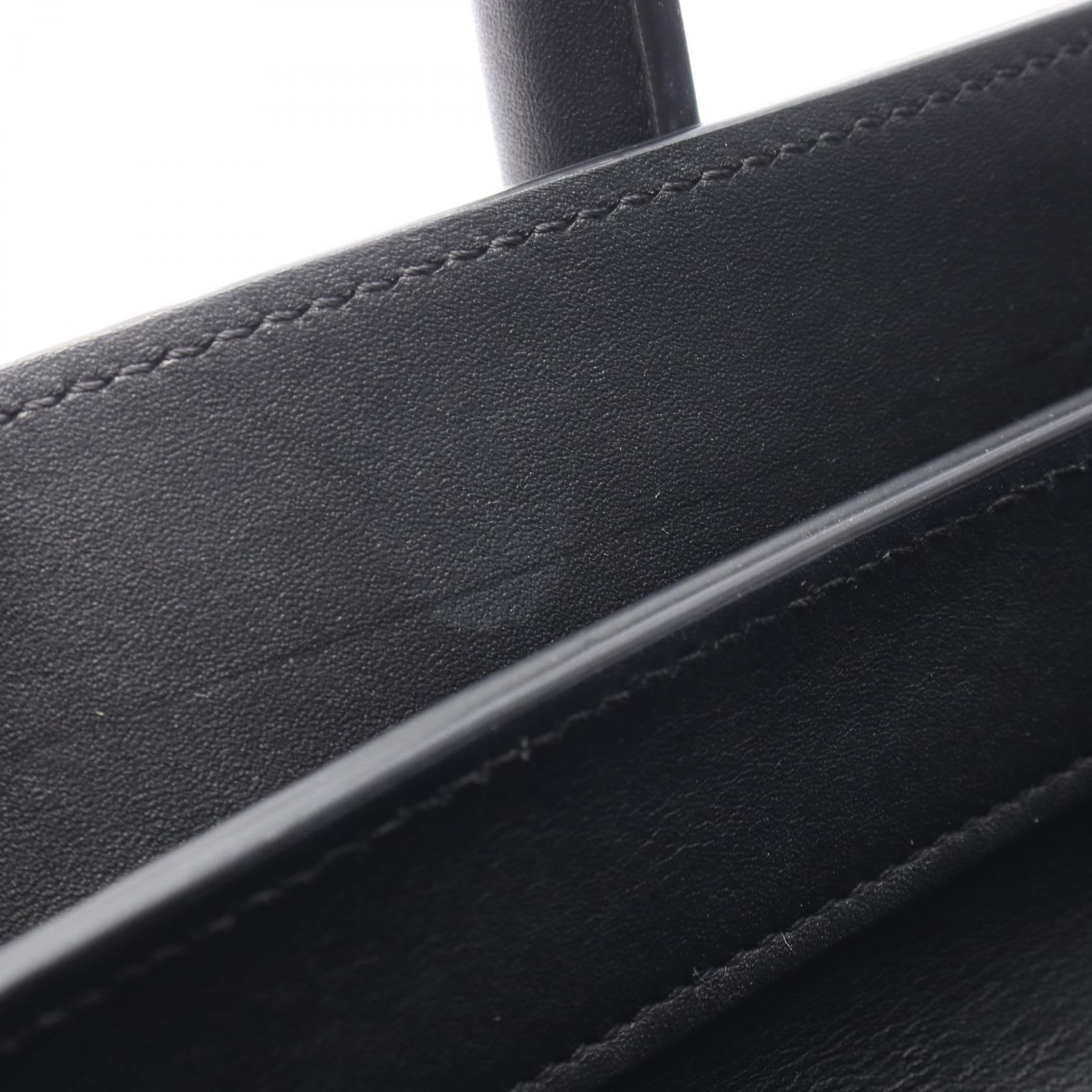 ラゲージ ミニショッパー ハンドバッグ レザー ブラック セリーヌ バッグ CELINE