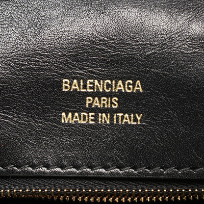 モナコ スリングバッグ ワンショルダーバッグ レザー ブラック バレンシアガ バッグ BALENCIAGA