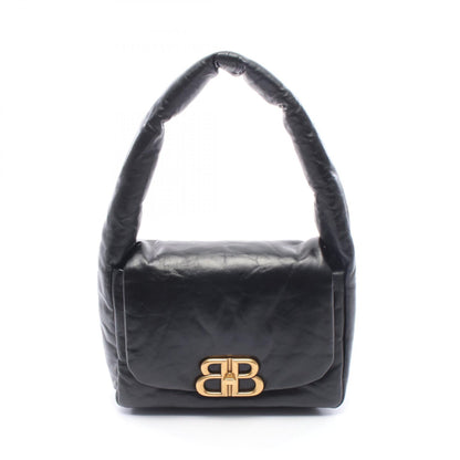 モナコ スリングバッグ ワンショルダーバッグ レザー ブラック バレンシアガ バッグ BALENCIAGA