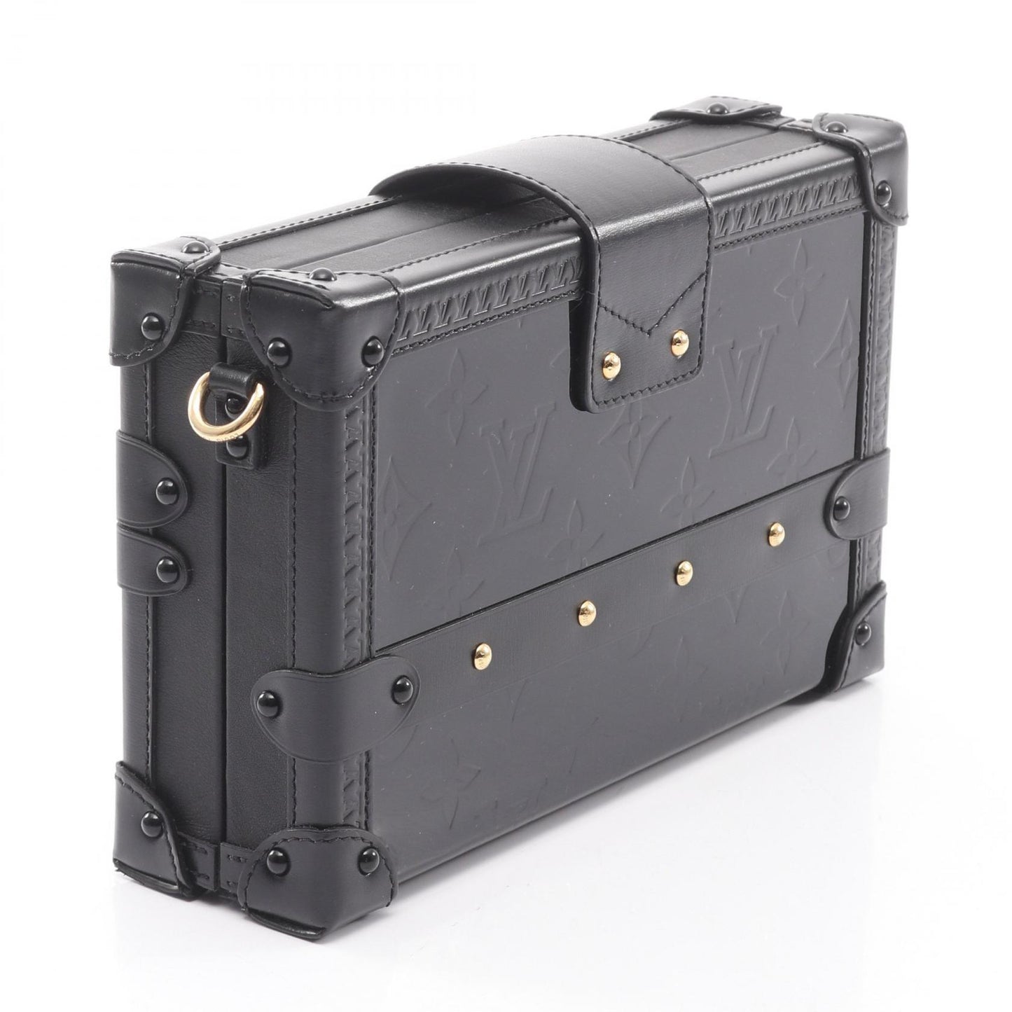 プティット マル モノグラムヴェルニ ノワール ショルダーバッグ レザー ブラック ルイヴィトン バッグ LOUIS VUITTON