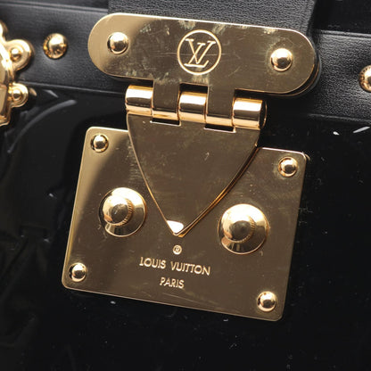 プティット マル モノグラムヴェルニ ノワール ショルダーバッグ レザー ブラック ルイヴィトン バッグ LOUIS VUITTON