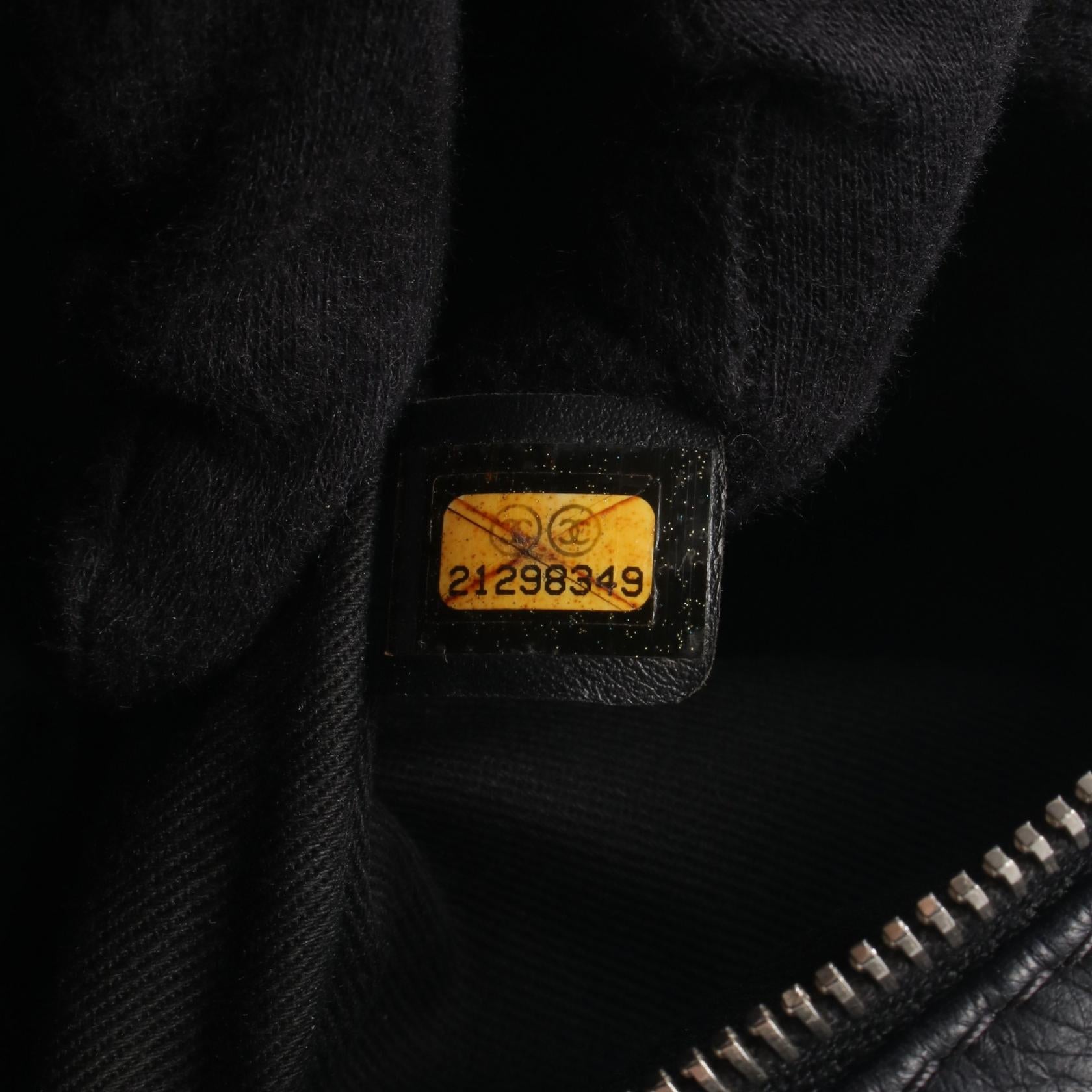 マトラッセ チェーンショルダー チェーンショルダーバッグ レザー ブラック シルバー金具 シャネル バッグ CHANEL