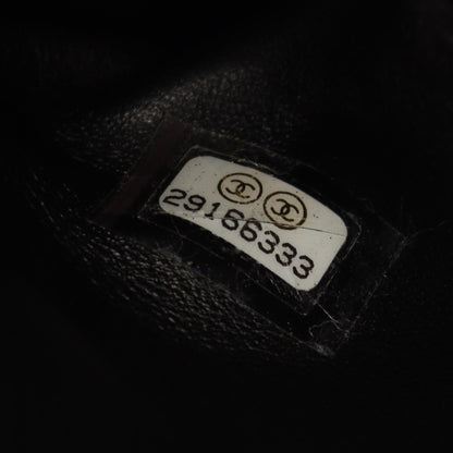 マトラッセ 2WAY チェーンショルダーバッグ ラムスキン ブラック ゴールド金具 シャネル バッグ CHANEL