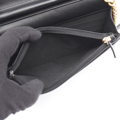 ボーイシャネル マトラッセ チェーンウォレット キャビアスキン ブラック ゴールド金具 シャネル バッグ CHANEL