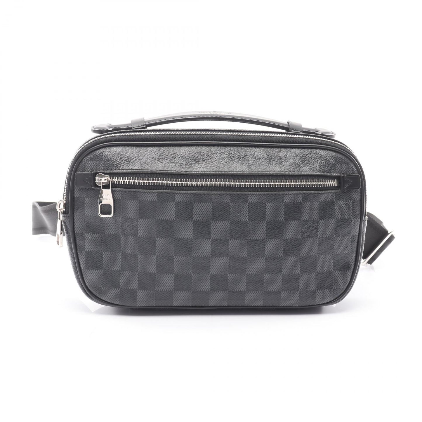 アンブレール ダミエグラフィット ボディバッグ ウエストバッグ PVC レザー ブラック ルイヴィトン バッグ LOUIS VUITTON