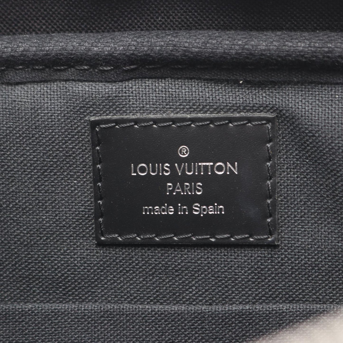アンブレール ダミエグラフィット ボディバッグ ウエストバッグ PVC レザー ブラック ルイヴィトン バッグ LOUIS VUITTON