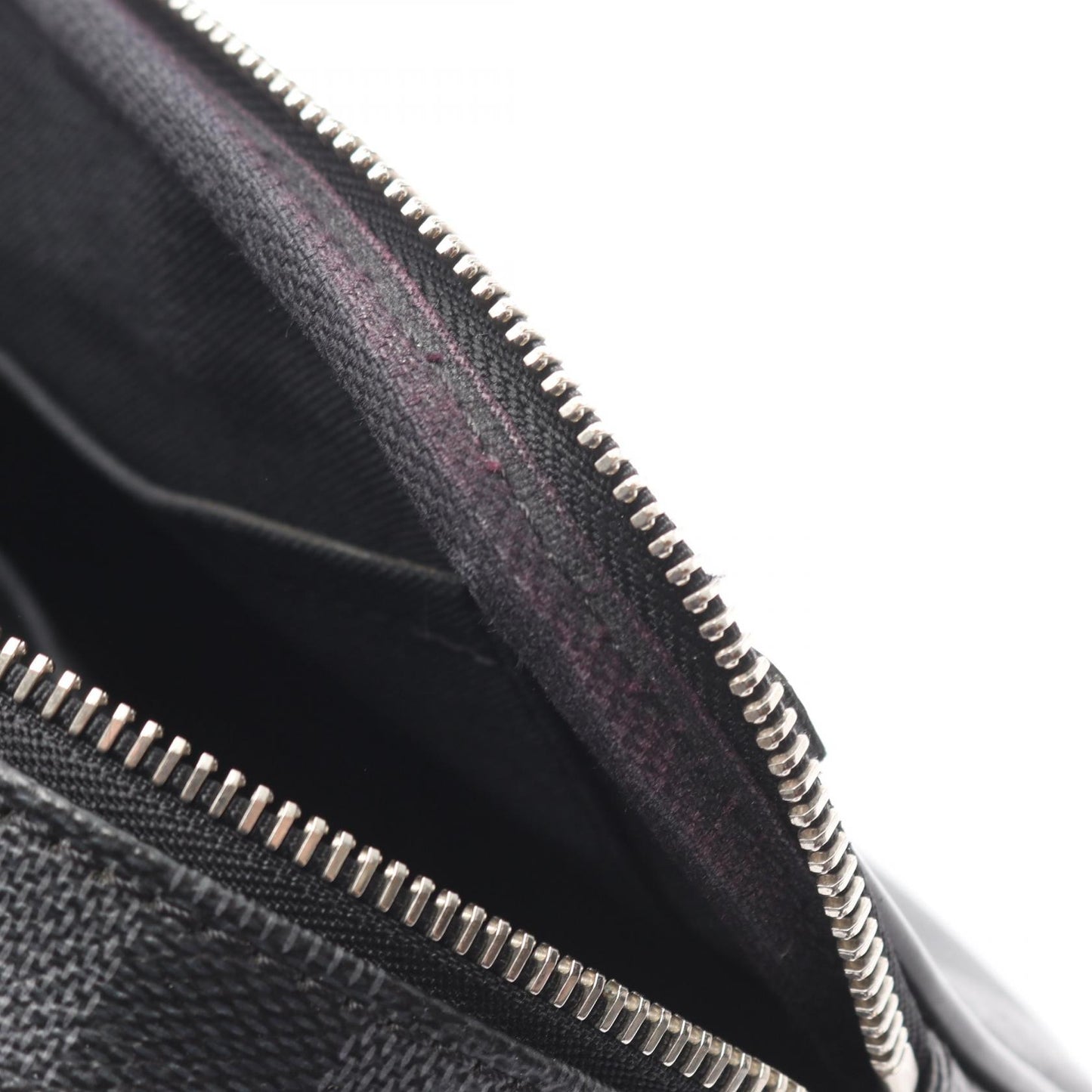アンブレール ダミエグラフィット ボディバッグ ウエストバッグ PVC レザー ブラック ルイヴィトン バッグ LOUIS VUITTON