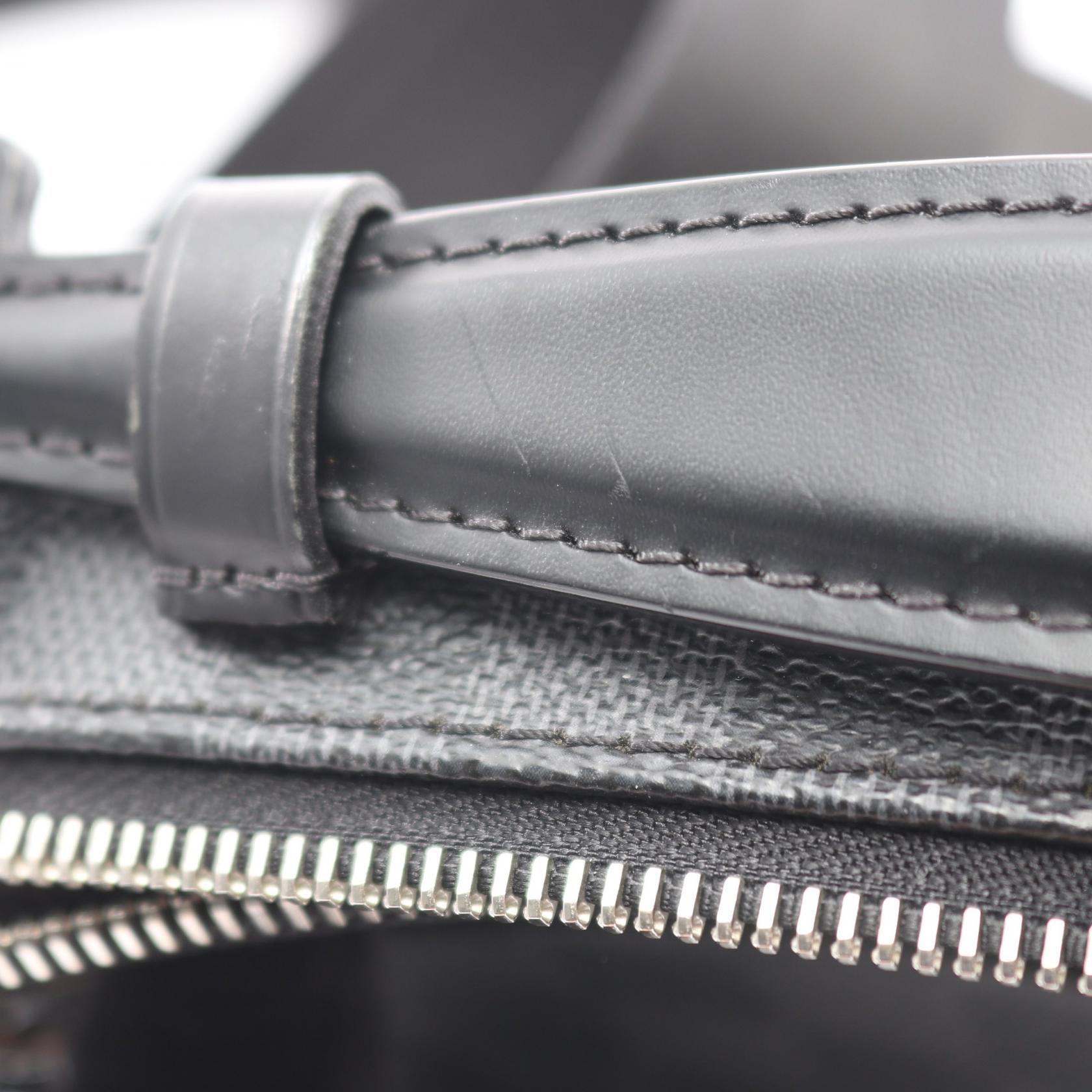 アンブレール ダミエグラフィット ボディバッグ ウエストバッグ PVC レザー ブラック ルイヴィトン バッグ LOUIS VUITTON