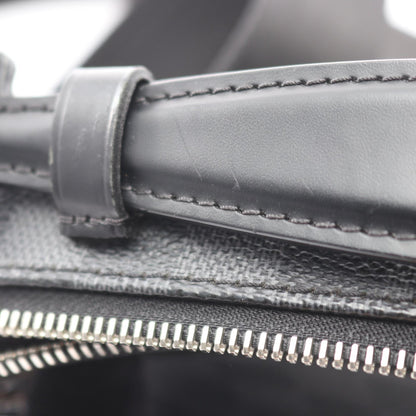 アンブレール ダミエグラフィット ボディバッグ ウエストバッグ PVC レザー ブラック ルイヴィトン バッグ LOUIS VUITTON