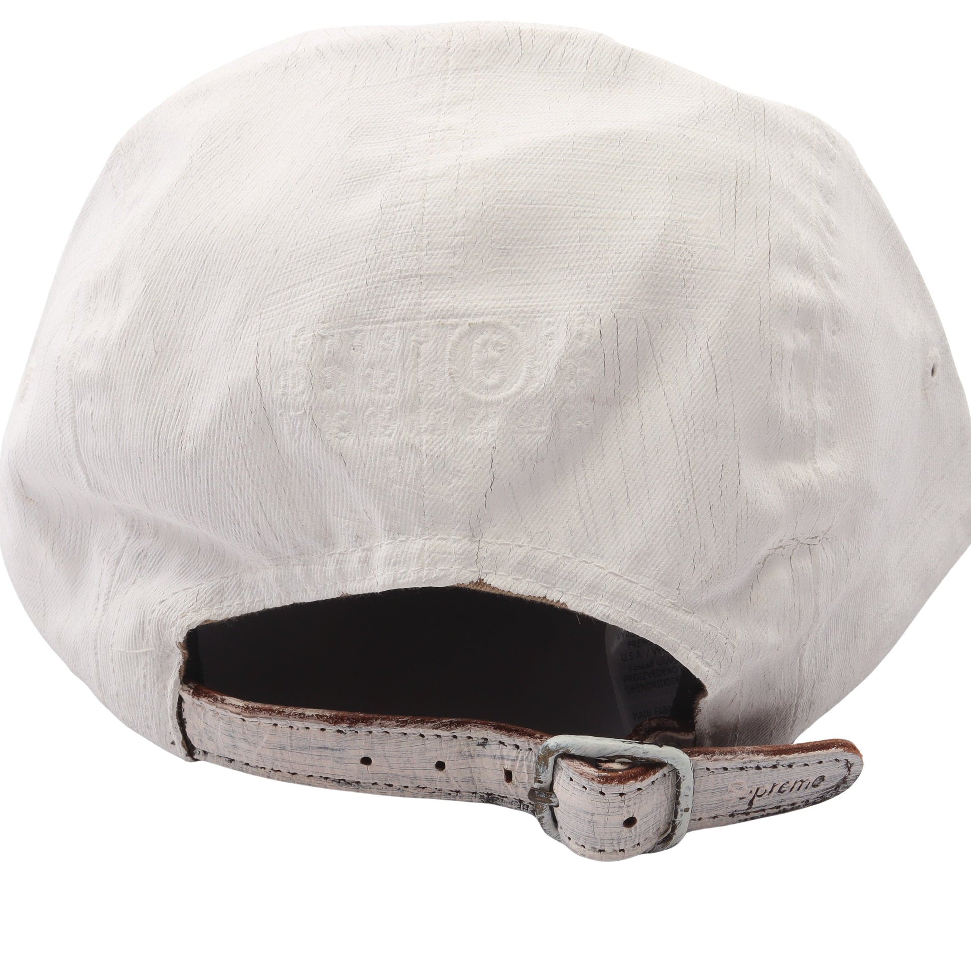 Supreme × MM6 MAISON MARGIELA Painted Camp Cap キャップ コットン ホワイト シュプリーム 財布・小物 Supreme