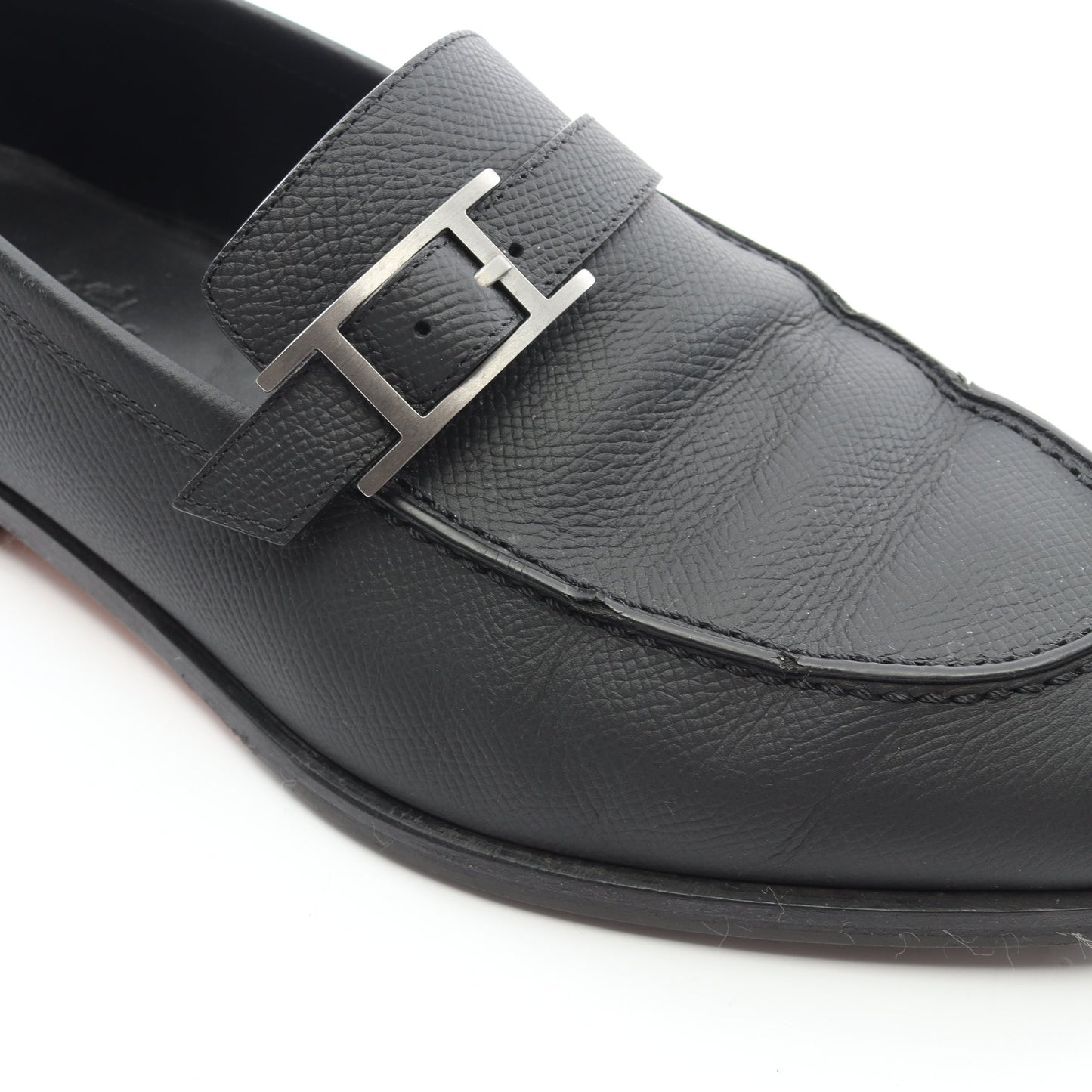 モントレー モカシン ヴォーエプソン ブラック エルメス シューズ HERMES