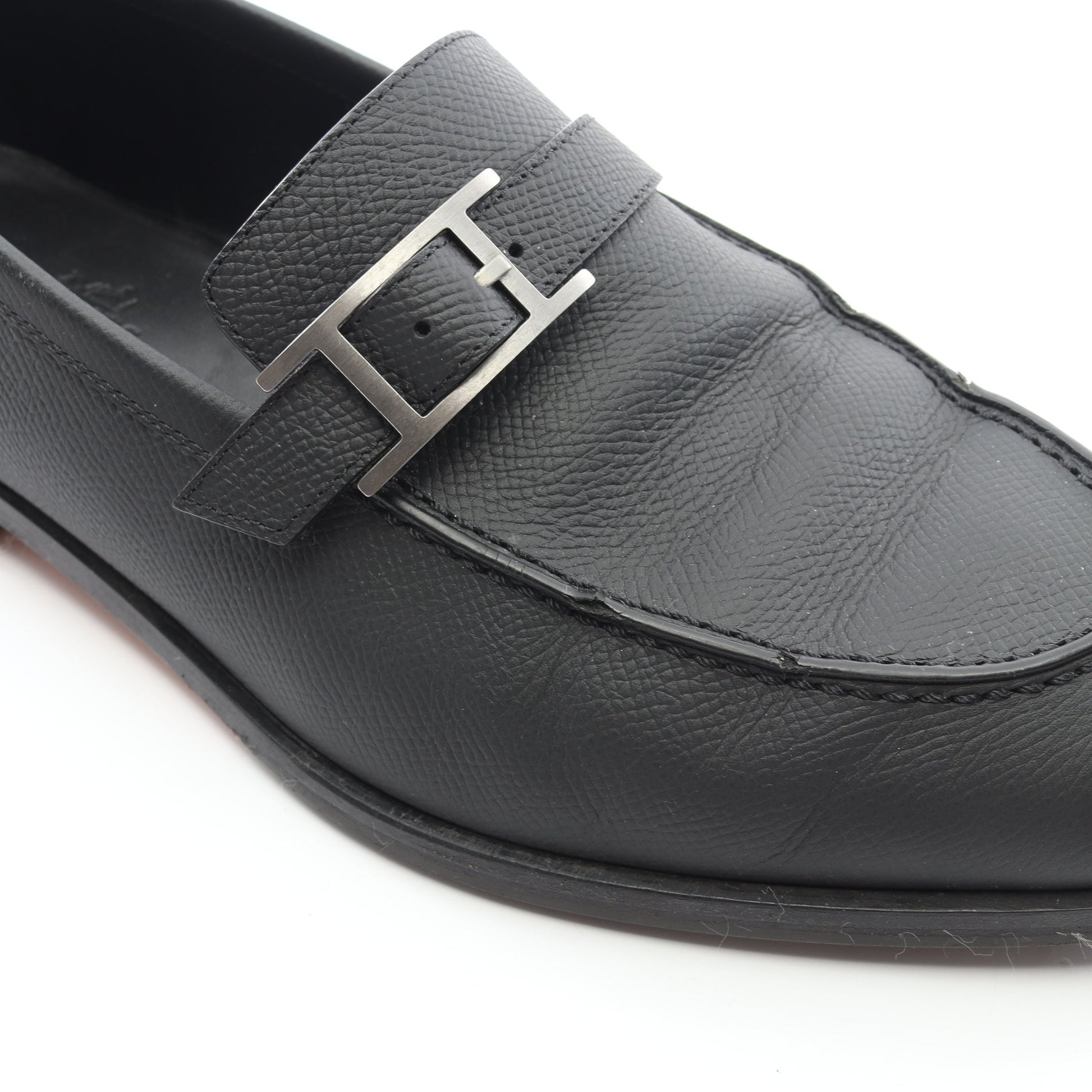 モントレー モカシン ヴォーエプソン ブラック エルメス シューズ HERMES