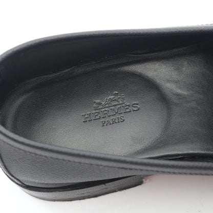 モントレー モカシン ヴォーエプソン ブラック エルメス シューズ HERMES