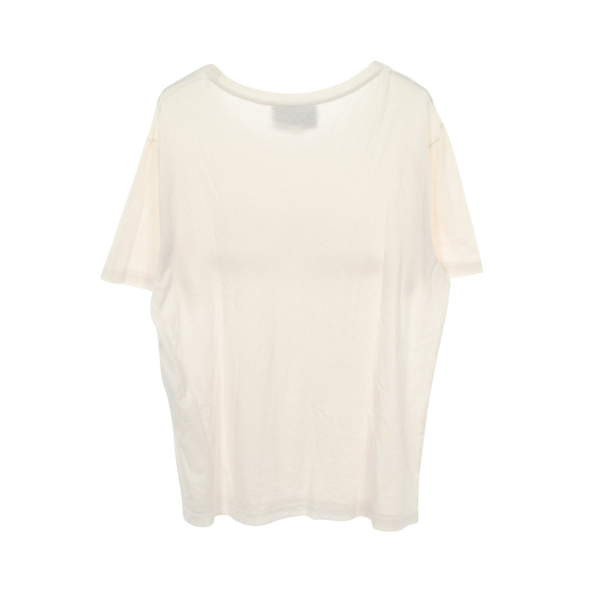 GUCCI ロゴ ウォッシュド ダメージ加工 Tシャツ カットソー コットン ホワイト マルチカラー グッチ トップス GUCCI