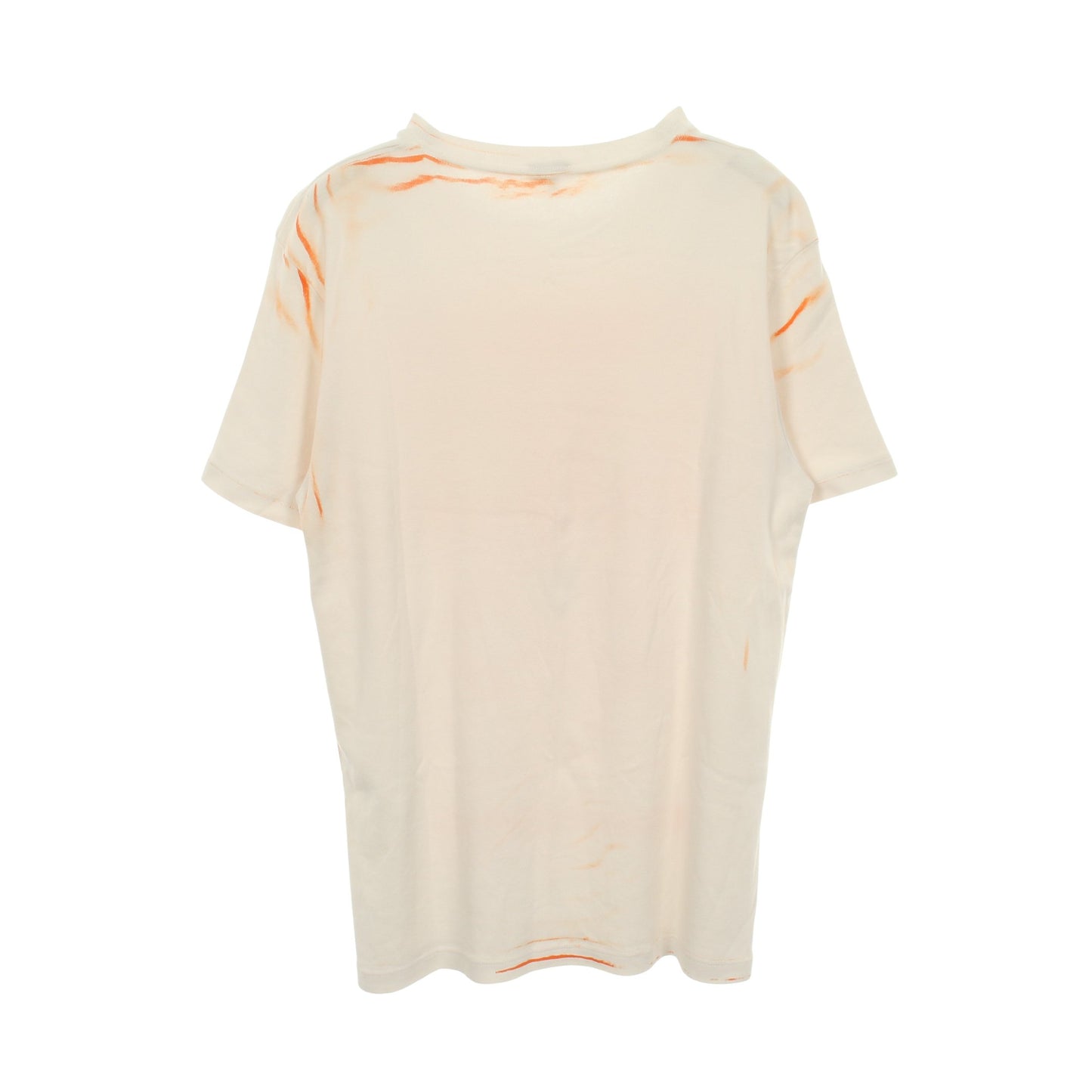 アナグラム ロゴプリント 半袖Tシャツ コットン ホワイト オレンジ ロエベ トップス LOEWE