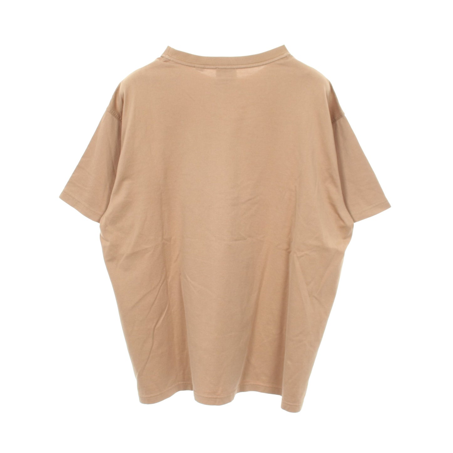 クルーネック ロゴ 半袖Tシャツ コットン ブラウン バーバリー トップス BURBERRY