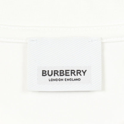 ロゴプリント クルーネック 半袖Tシャツ コットン ホワイト バーバリー トップス BURBERRY